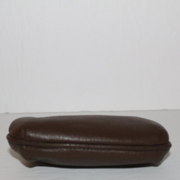 Vintage Dooney & Bourke Brown Leather Small Frame Coin Purse - Picture 2 of 4